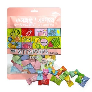 [정식수입] 샤오커오라 무설탕 베트남캔디 졸음방지 비타민 민트향 청량감 작고귀여운사탕