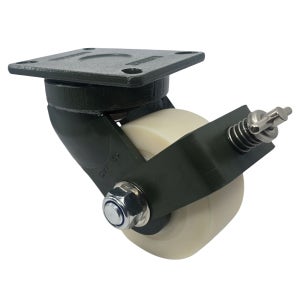 국산 초고하중바퀴 QXT 150mm 우레탄 캐스터 대차 구루마 고중량 회전BK