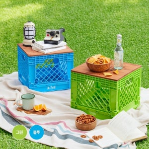 [진로하이트 에디션] 감성캠핑 폴딩박스 25L