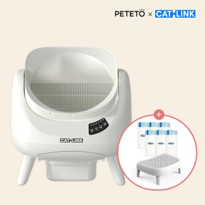[신규런칭] 페테토x캣링크 오픈형 고양이자동화장실 OPEN X