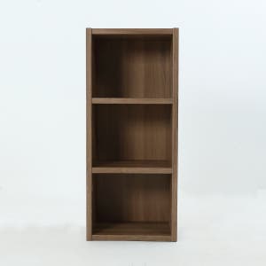 베르데퍼니처 공간깡패 3단 수납장 칼라박스 책장 공간박스 400 오크