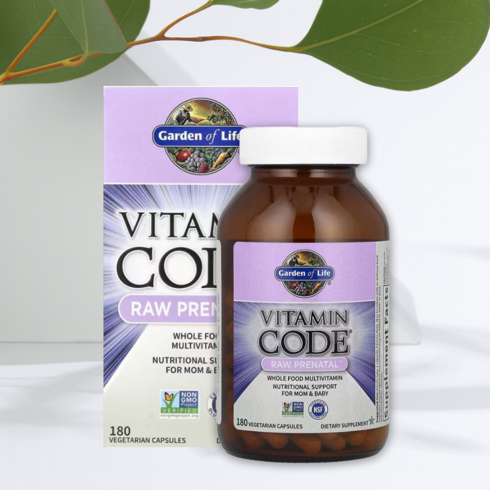 가든오브라이프 임산부용 종합 비타민 비타민 코드 <b>RAW 프리네이탈</b> 180캡슐, 1개