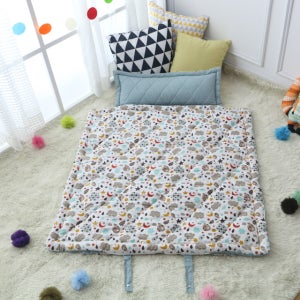 사계절용 일체형 낮잠이불 (별사탕 블루)