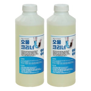 바이오드림 오물용해제 배수구 배수관 클리너 세정제 1L X 2개