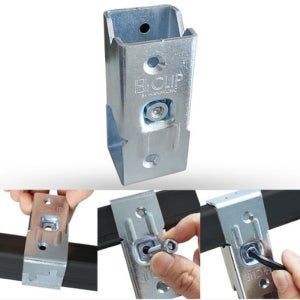 하이클립 사각파이프 조인트 조립식 20스틸 일자형 스틸 각파이프 각관 연결부속