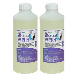 바이오드림 올크리너 배수구 클리너 싱크대 세정제 1L X 2개