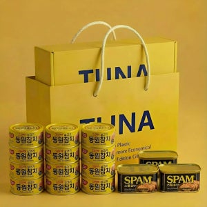 동원참치 스팸 선물세트 ( NO 플라스틱 )