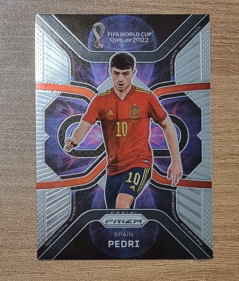 페드리 2022-23 Prizm World Cup Phenomenon No-25 축구카드