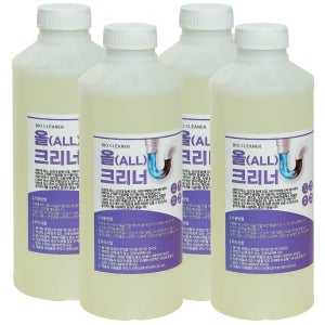 바이오드림 올크리너 배수구 클리너 싱크대 세정제 1L X 4개