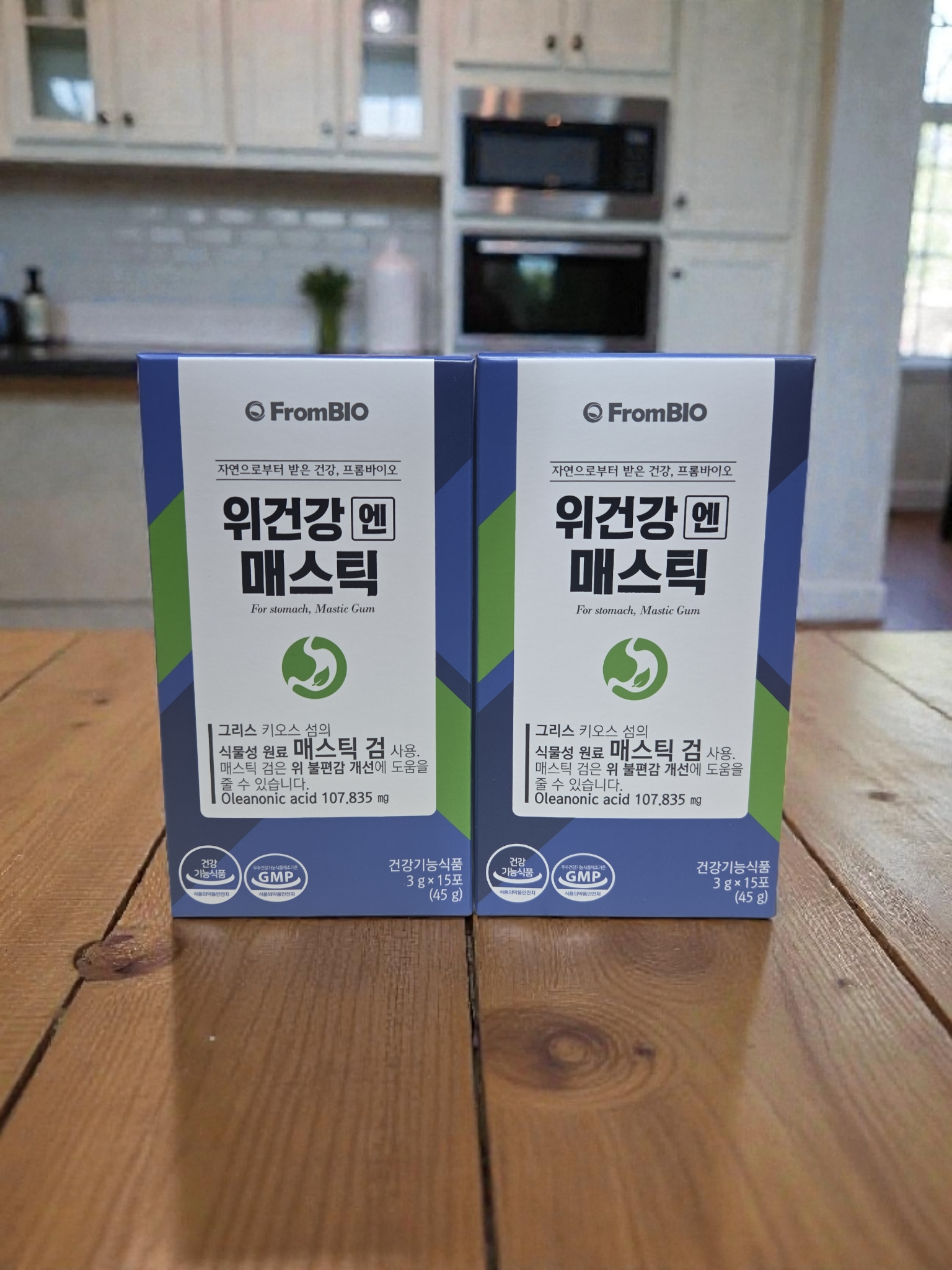 프롬바이오 위건강엔 <b>매스틱</b> 3g x 15포 2박스 위에좋은 소화불량 <b>매스틱</b>검 약1개월분