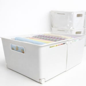 솔소리홈 길이조절 바퀴달린 칸막이 정리함 팬트리수납함 세트