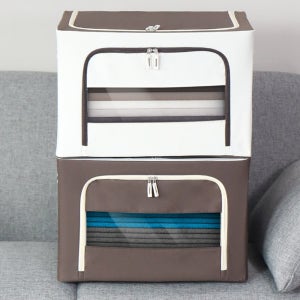 옷정리리빙박스 패브릭 이불정리함 대형수납박스