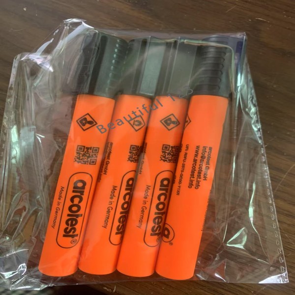 1 Pc 독일 arcotest 표면 장력 다인 펜 필름 표면 장력 <b>코로나</b> 다인 마커