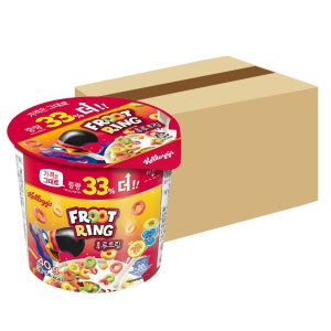 켈로그 후르트링 컵시리얼 40g, 12개