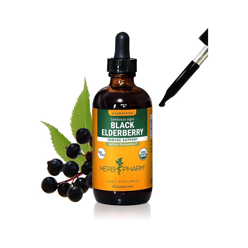 Herb Pharm <b>엘더베리 리퀴드</b> 추출물 120ml