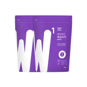 레인보우샵 워싱소다 베이직 탄산소다 3kg, 2개