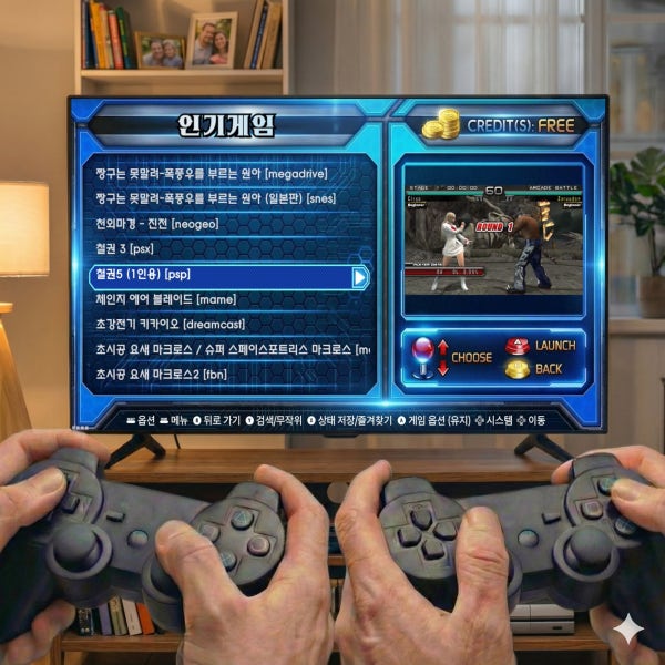 월광 레볼루션2 라이트버전 + 6800개 호환 64GB 메모리카드 레트로게임기 오락실게임기