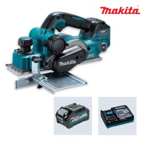 마끼다 KP001GM101 40Vmax 4.0Ah x1팩 충전대패 전동대패 82mm(3인치) BL 4mm절삭
