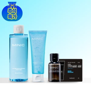 [SET] 미닉 노세범 블루 캐모마일 쿨링 수분 진정 토너 200ml + 수분 젤로션 80ml