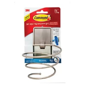 3M 코맨드BATH39 SN ES 메탈 헤어드라이 홀더