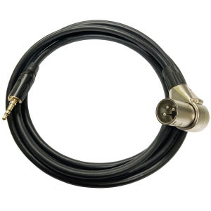 AUX3.5 스테레오 - XLR 기역자Male 케이블 길이10m (4310M번)