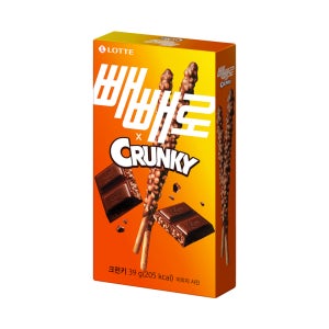 롯데 빼빼로 크런키 39g 10개