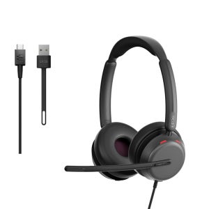 EPOS IMPACT 860 C타입 USB PC헤드셋 노이즈캔슬 마이크 업무용 콜센터