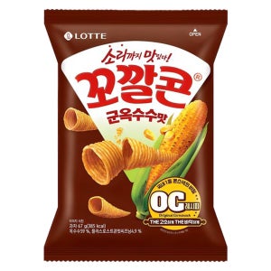 롯데 꼬깔콘 군옥수수맛 67g 12개 박스