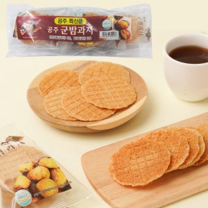 휴게소 간식 바삭바삭 구운 즐미가 군밤과자 18g x 5개입 군밤칩 라이스칩 쌀과자