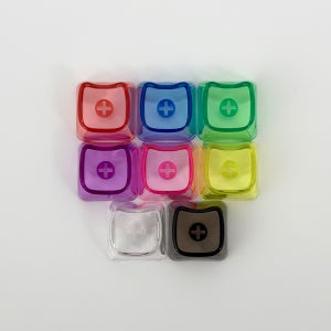 투명 고양이 키캡 귀여운 키보드 키링 키캡 커스텀 DIY 스마일준