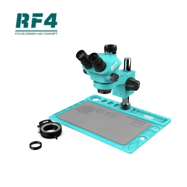 RF-7050TVD2 7X-50X 동기식 확대 삼안 줌 스테레오 현미경 중고 휴대폰 PCB 수리 연구실 용접