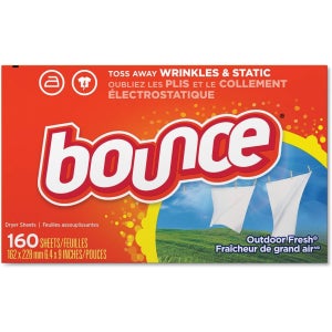 바운스 아웃도어 건조기 드라이어시트 프레시, 165매, 2개