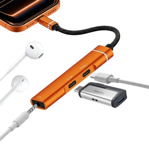 C타입 멀티 이어폰젠더 usb젠더 메모리 외장하드 연결 오데고