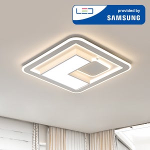 국산 LED 방등 사각방등 90W 플리커프리 캐이드 거실 안방 가정용 전등 교체