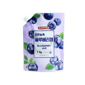 쥬피터 저온농축 블루베리잼 1kg, 10개