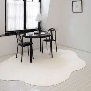 [BEST] 사계절 물세탁 허밍 단모 구름 디자인 거실 러그 카페트 350x200cm