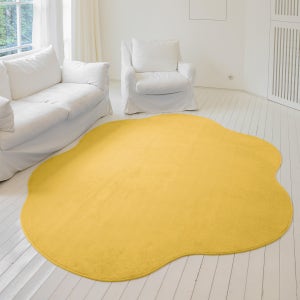 [BEST] 사계절 물세탁 허밍 단모 구름 디자인 거실 러그 카페트 100x150cm