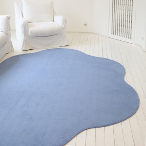 [BEST] 사계절 물세탁 허밍 단모 구름 디자인 거실 러그 카페트 100x150cm