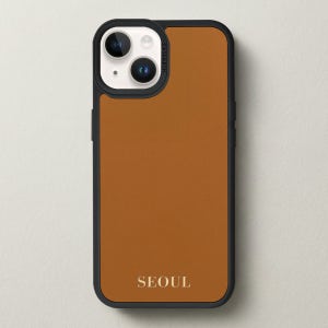 케이스어스 프랑스 체르마트 가죽 맥세이프 각인 커스텀 케이스 아이폰15