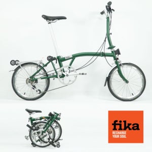 위미바이크 FIKA C6 16인치 6단 크로몰리 트라이폴드 접이식 미니벨로