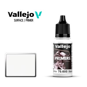 바예호 프라이머 White 70600 18ml - 아크릴도료 서페이서 프라모델 도료 도색