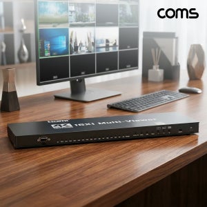 16:1 화면 분할기 HDMI 16포트 멀티뷰어 4K30Hz OU848