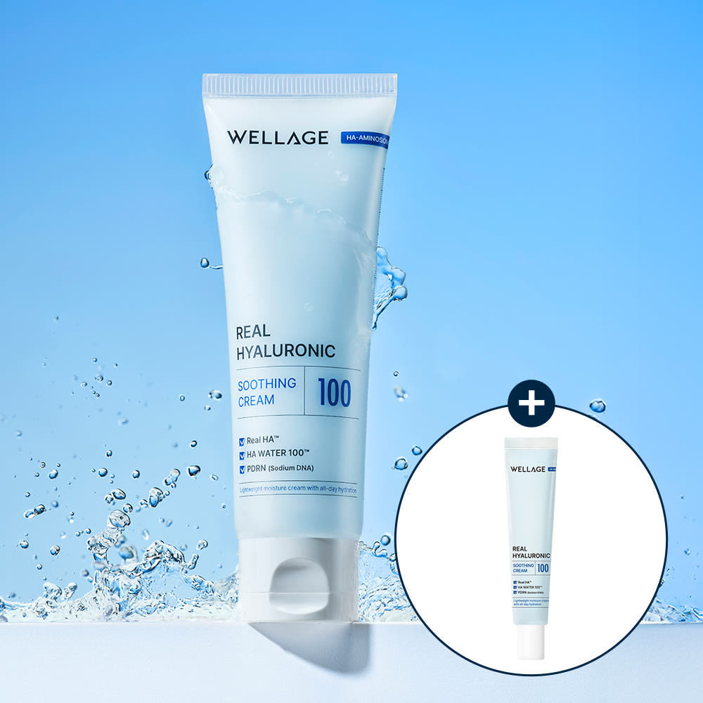 웰라쥬 리얼 히알루로닉 수딩 크림 80ml, 1개