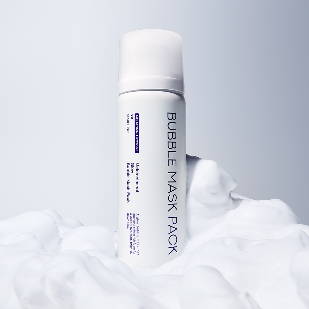 맥스클리닉 멜라토닌샷 글로우 물광 버블팩 버블마스크 80ml, 1개