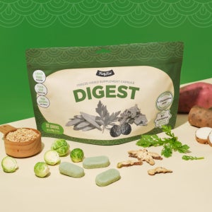 트러스티푸드 동결건조 저알러지 한방캡슐 다이제스트 강아지 유산균 장영양제 설사 눈물 32개