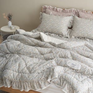 쁘띠잔꽃 워싱 광목천 순면 차렵이불 60수 아사 순면 간절기 사계절 이불 SS