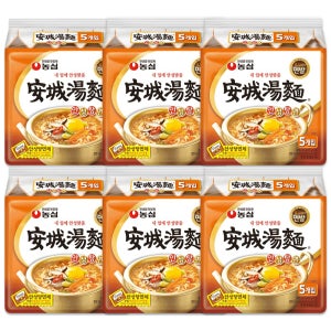 농심 안성탕면 봉지라면 125gx30봉