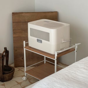 [시즌오프특가] 독일 브루네 BRUNE11 자연 기화식 가습기 11L 스미스앤스미시 아기 우드트롤리 세트