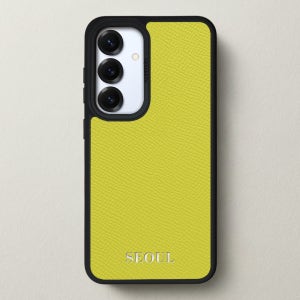 케이스어스 독일 노블레사 가죽 맥세이프 각인 커스텀 케이스 라임, 갤럭시S25 플러스