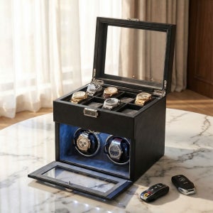 언베일드엑스 2구 워치와인더 오토매틱 명품 고급 8구 시계 보관함